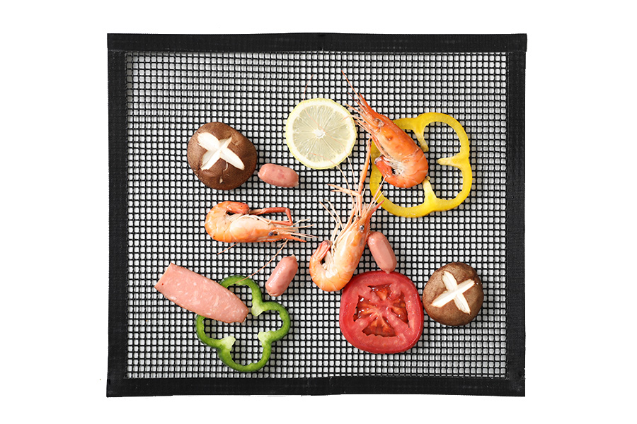 Tappetino in rete antiaderente per barbecue riutilizzabile